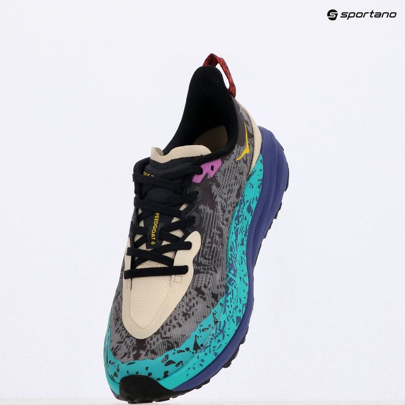Pánské běžecké boty HOKA Speedgoat 6 oatmeal/mountain iris 10