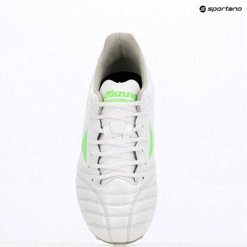 Pánské kopačky Mizuno Morelia Neo IV Pro Mix white/neon green/cool gray 3c 9