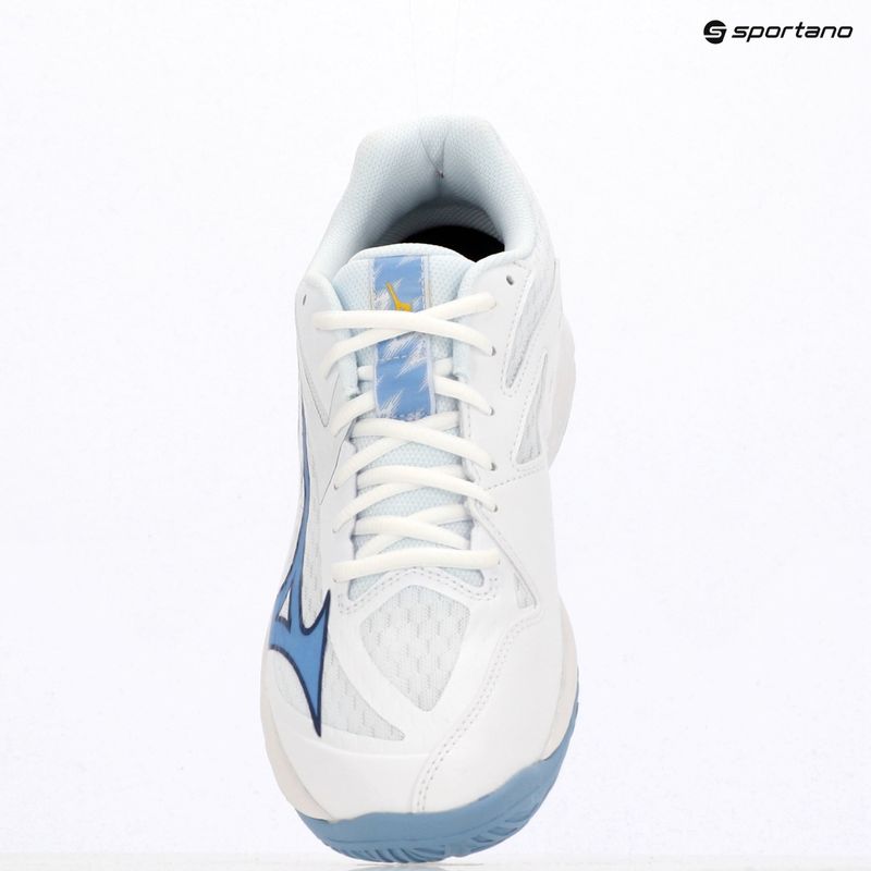 Volejbalové boty  Mizuno Thunder Blade Z white/bellwether blue/bel air blue 9