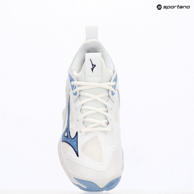 Volejbalové boty  Mizuno Wave Momentum 3 white/bellwether blue/bel air blue 11