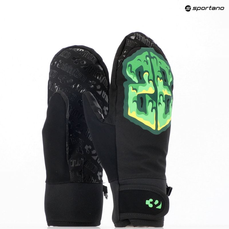 Pánské snowboardové rukavice ThirtyTwo Gateway Mitt black/green 8