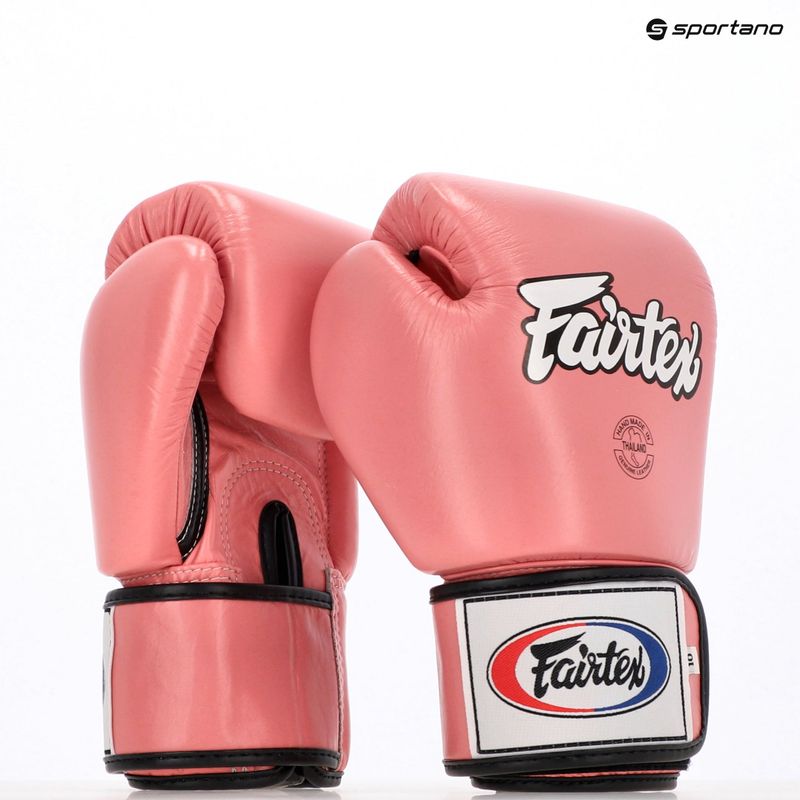 Boxerské rukavice Fairtex Universal "Tight-Fit" Design pink 8