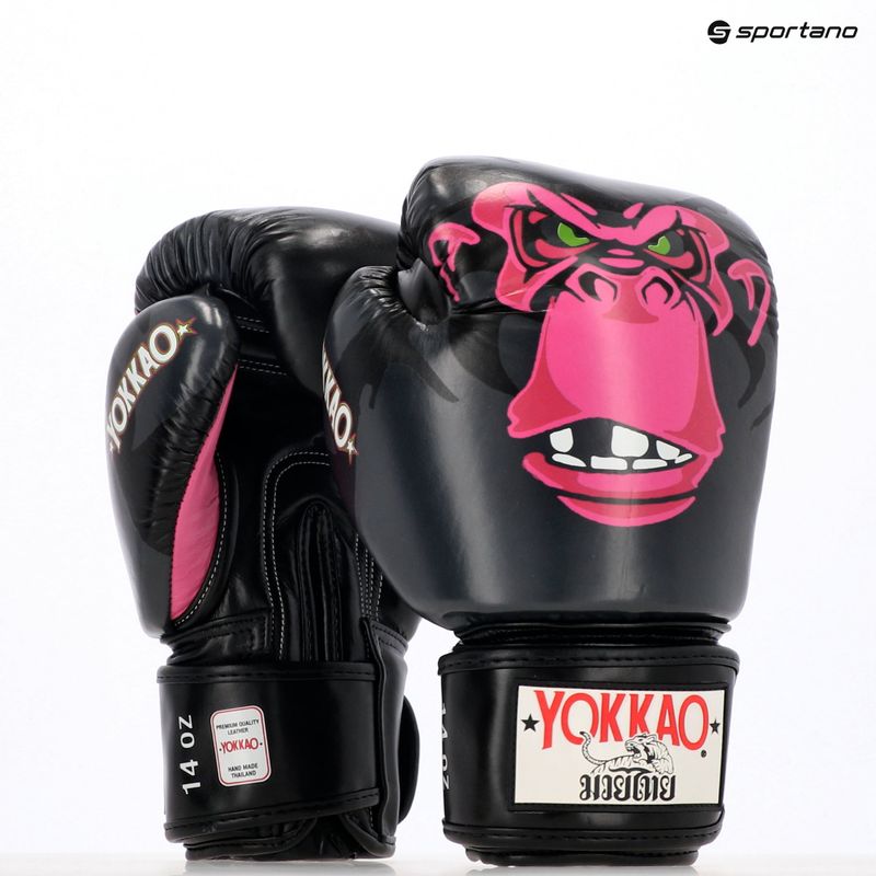 Pánské boxerské rukavice YOKKAO Primate black 8