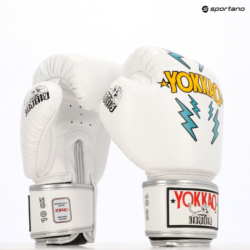 Pánské boxerské rukavice YOKKAO Stadium white 8