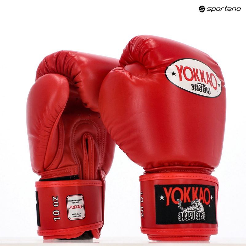 Pánské boxerské rukavice YOKKAO Matrix red 5