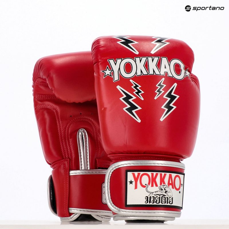 Pánské boxerské rukavice YOKKAO Stadium red 8