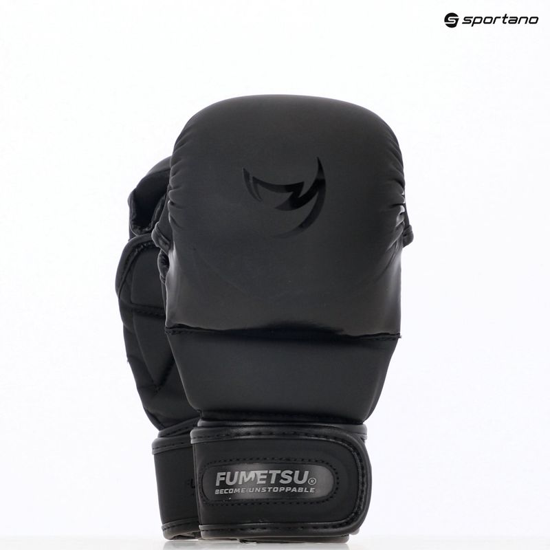 Rukavice  MMA dziecięce FUMETSU Ghost S3 Sparring black/ black 7