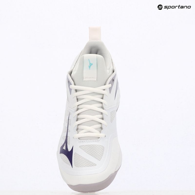 Volejbalové boty Mizuno Wave Dimension white/violet indigo/camellia rose 9