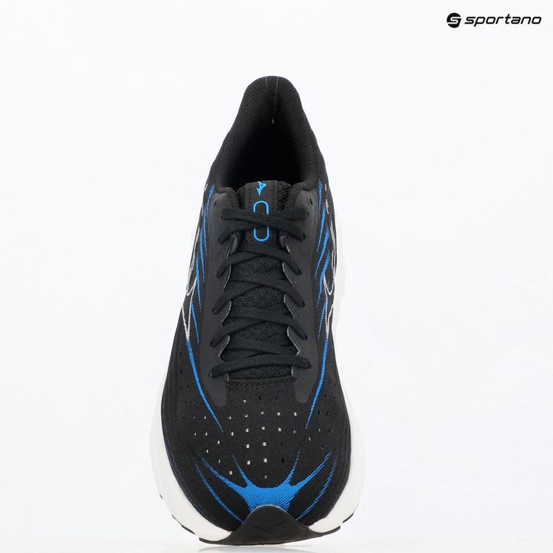 Pánské běžecké boty Mizuno Wave Skyrise 6 black/white/blue pace 9