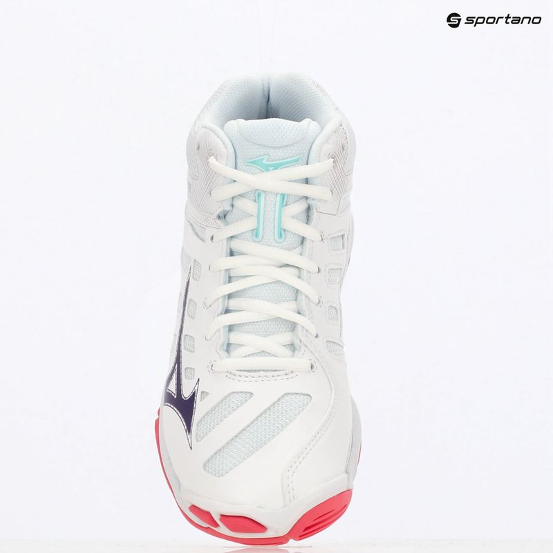 Dámské volejbalové boty Mizuno Wave Voltage 2 Mid white/violet indigo/camellia rose 9