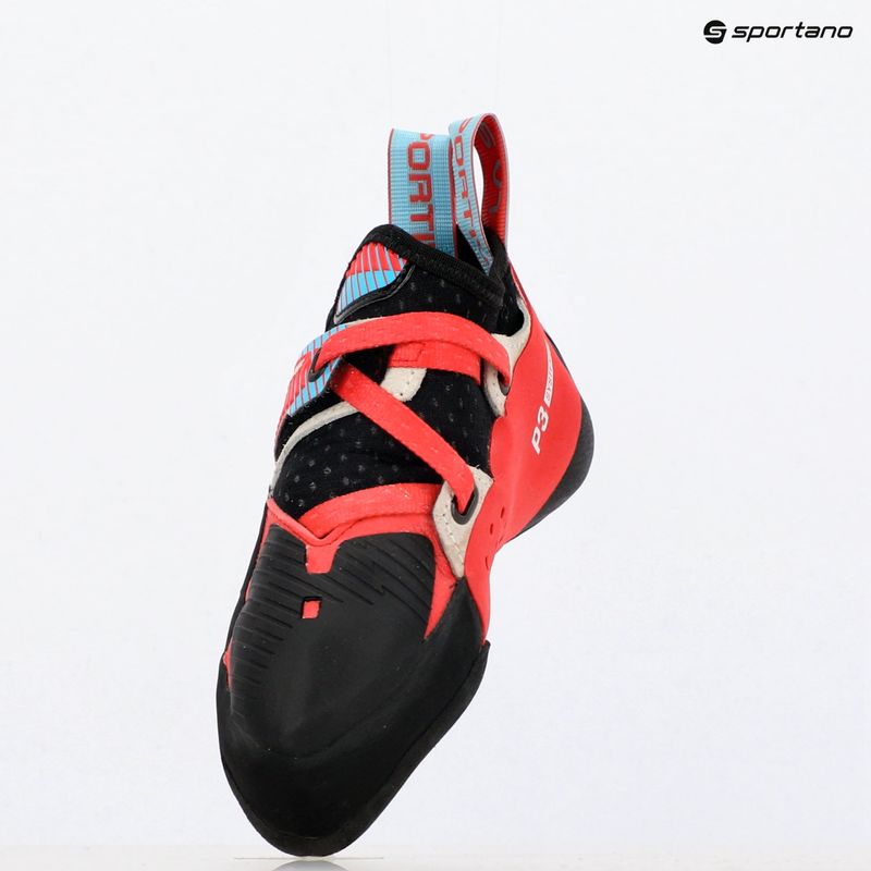 Dámské lezecké boty La Sportiva Solution Comp hibiscus/ malibu blue  9