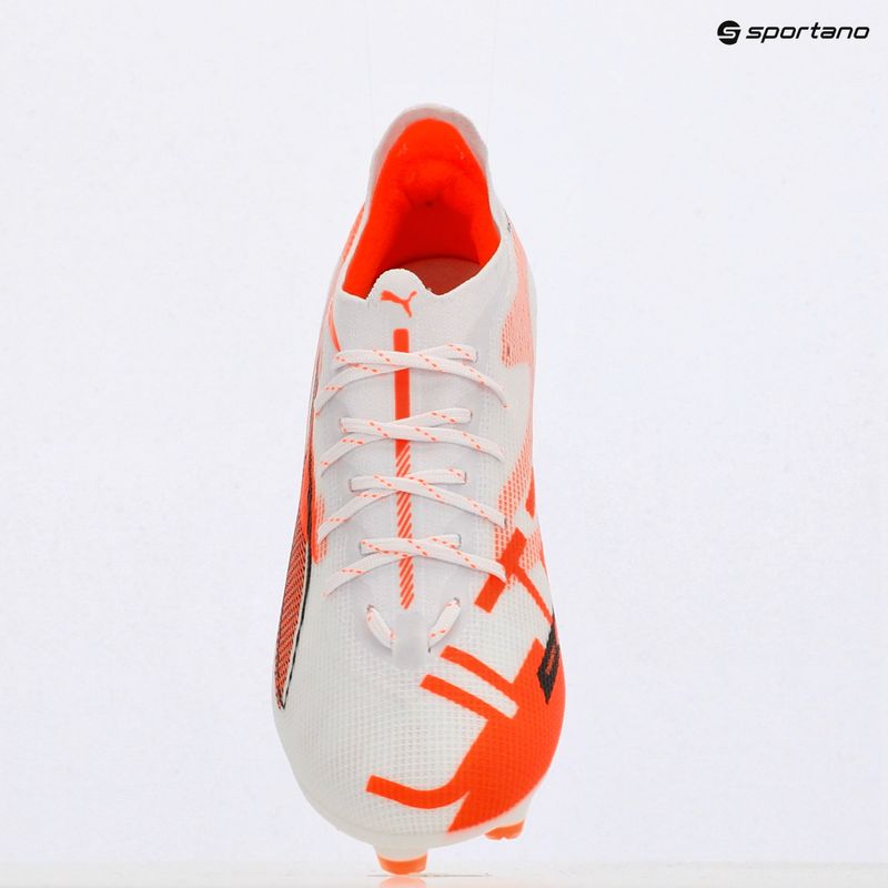 Pánské kopačky PUMA Ultra 5 Pro FG/AG puma white/puma black/glowing red 9