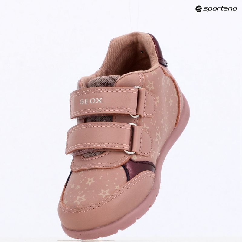 Dětské boty Geox Elthan antique rose/prune 9