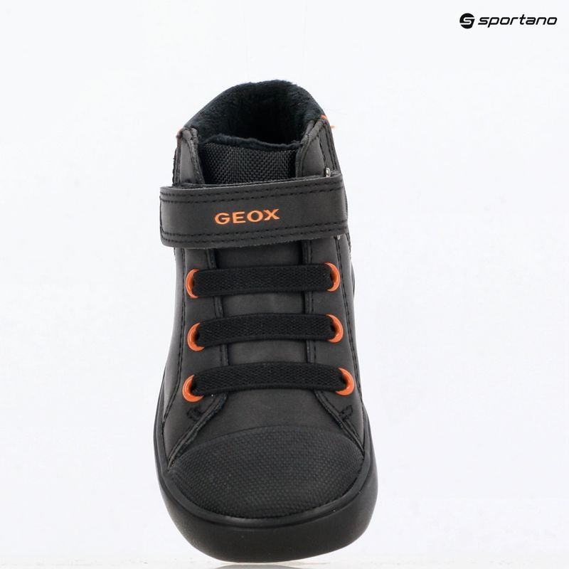 Dětské boty Geox Gisli black/dark orange 9