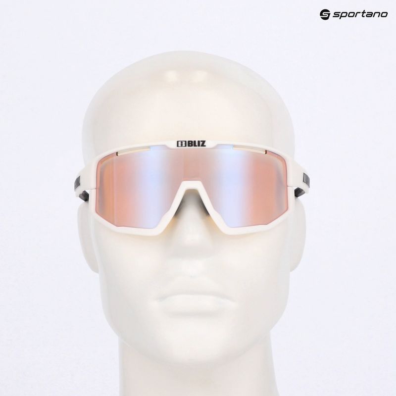 Sluneční brýle  Bliz Fusion Nano Optics Nordic Light matt white/ coral/ orange w blue multi 7