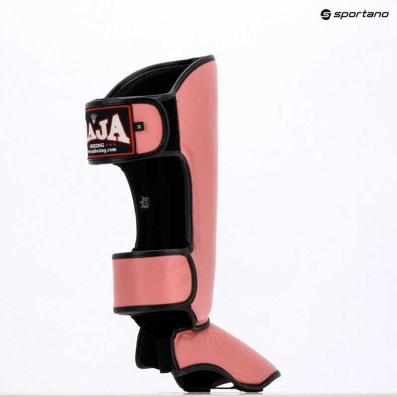 Chrániče holení a chodidel RAJA BOXING Lightweight Shin Guards Genuine Leather pink 8