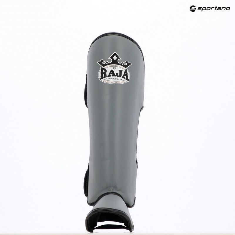 Chrániče holení a chodidel RAJA BOXING Lightweight Shin Guards Genuine Leather grey 8