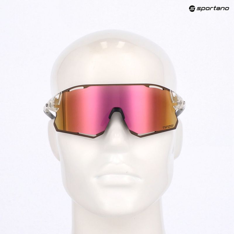 Sluneční brýle Tifosi Rail Race Clarion crystal clear/clarion rose/clear 8