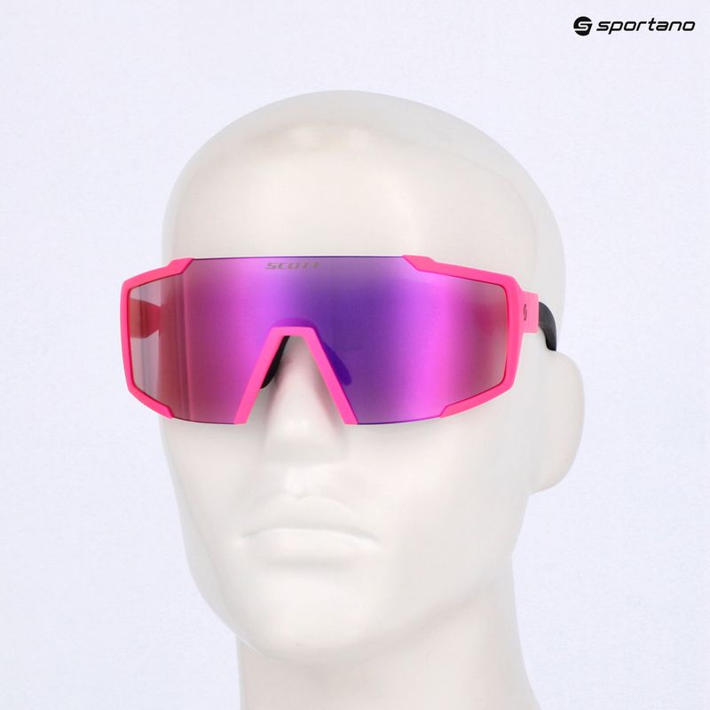 Sluneční brýle SCOTT Shield acid pink/pink chrome 7