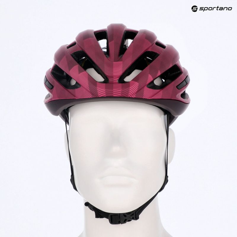Cyklistická přilba Giro Agilis Integrated MIPS matte dark cherry towers 13