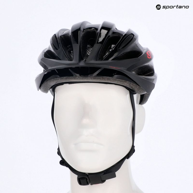 Cyklistická přilba Giro Revel black bright red 11