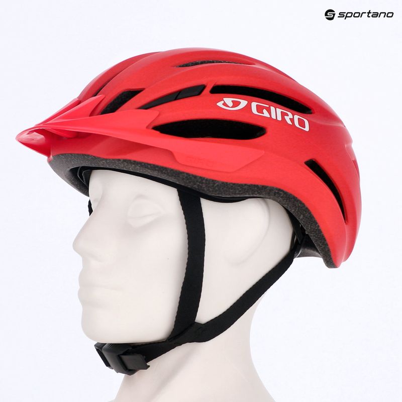 Dětská cyklistická přilba Giro Register II matte bright red/white 13
