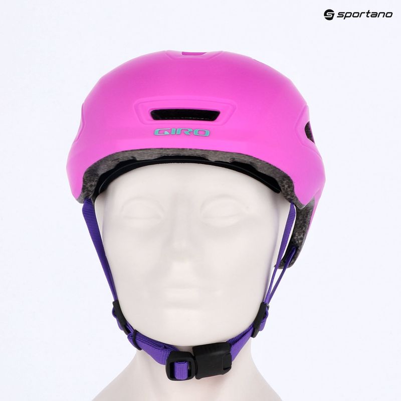 Dětská cyklistická přilba Giro Scamp II Jr matte purple 13
