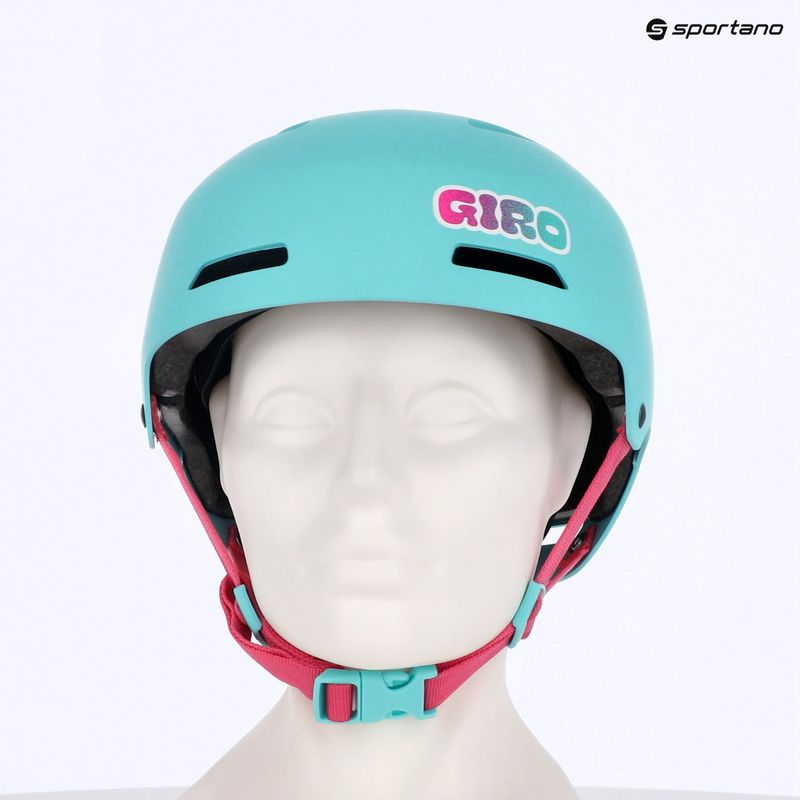 Dětská cyklistická přilba Giro Dime FS matte screaming teal 7