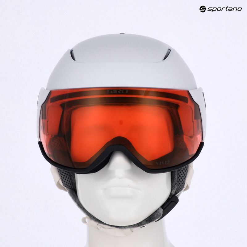 Lyžařská helma Giro Aria Spherical S2 matt white/vivid cooper 10