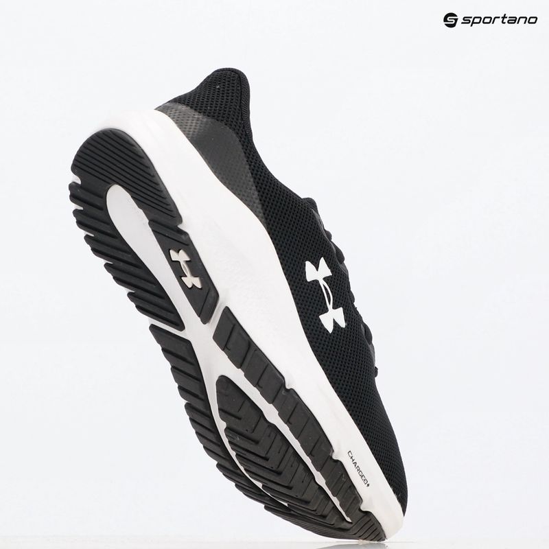 Pánské běžecké boty Under Armour Charged Pursuit 4 black/black/white 9