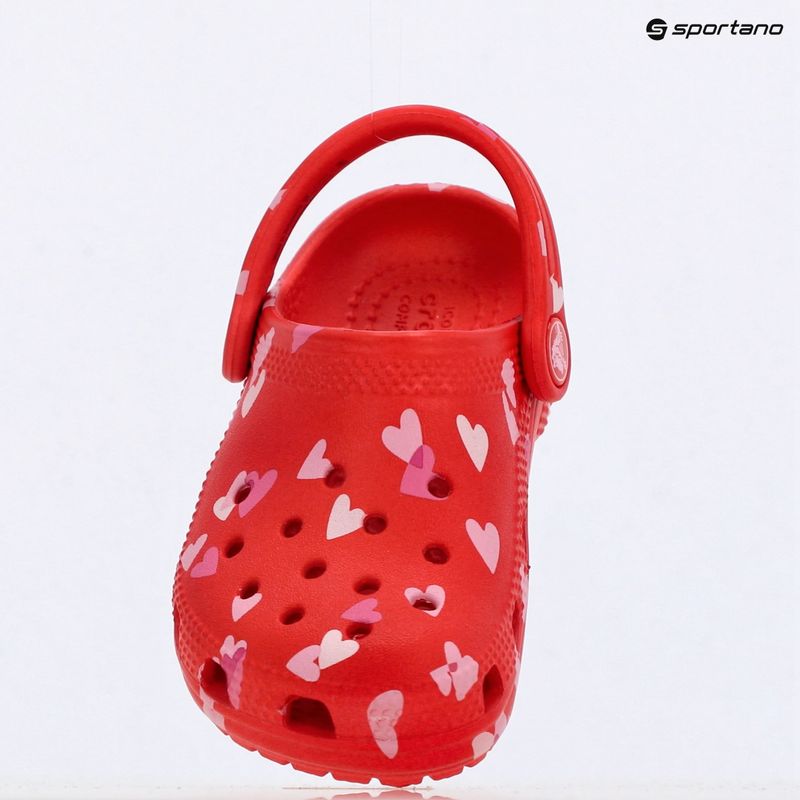 Dětské nazouváky Crocs VDay Clog Toddler cherry red 10