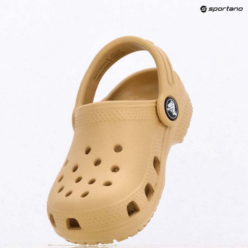 Dětské nazouváky Crocs Classic Clog Toddler wheat 17