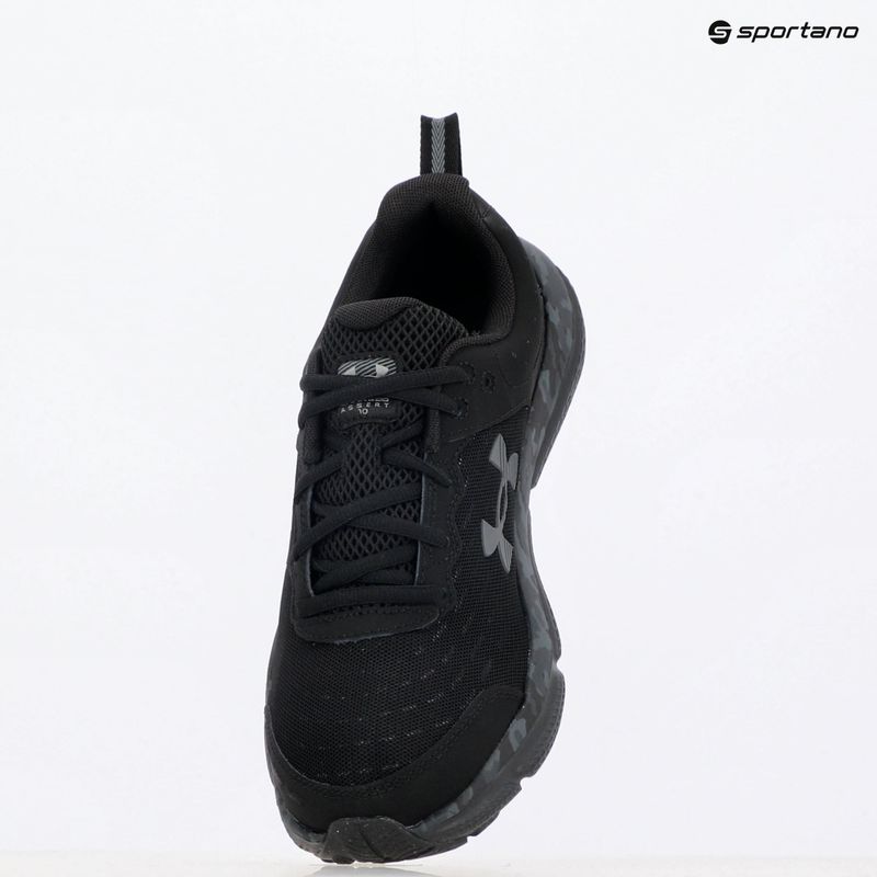 Pánské běžecké boty Under Armour Charged Assert 10 Camo black/black/pitch gray 6