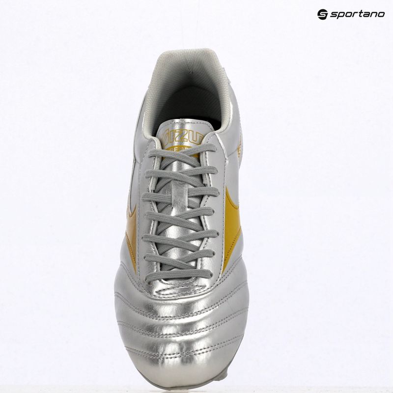 Pánské kopačky Mizuno Morelia II Club Md galaxy silver/gold/gold 9