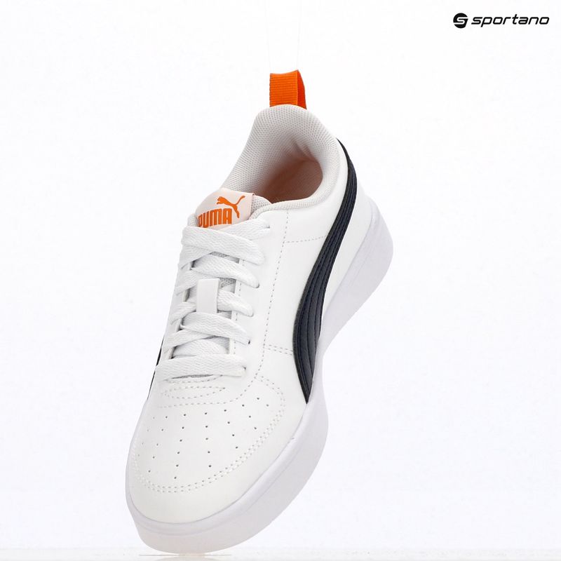 Juniorské boty  PUMA Rickie Jr puma white/new navy/dark poppy 9