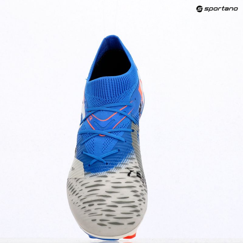 Pánské kopačky PUMA Future 8 Match Forever FG/AG white/ultra blue/feather gray/puma black/glowing red 9