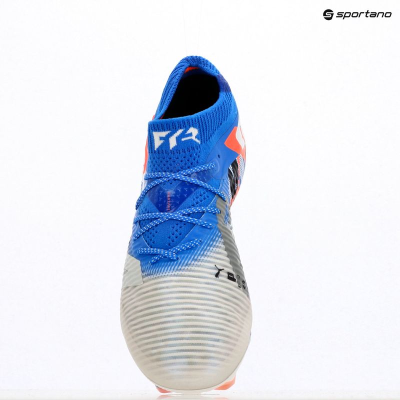 Pánské kopačky PUMA Future 8 Ultimate Forever FG white/ultra blue/feather gray/puma black/glowing red 9