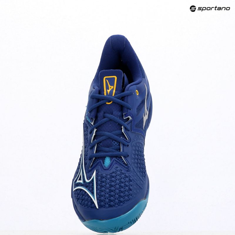 Pánské tenisové boty Mizuno Wave Exceed Tour 6 CC bellwether blue/ white/ fjord blue 12