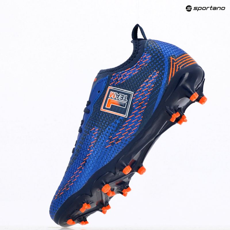 Dětské kopačky OneTeam Robero Teen FG/AG navy blue/orange 23