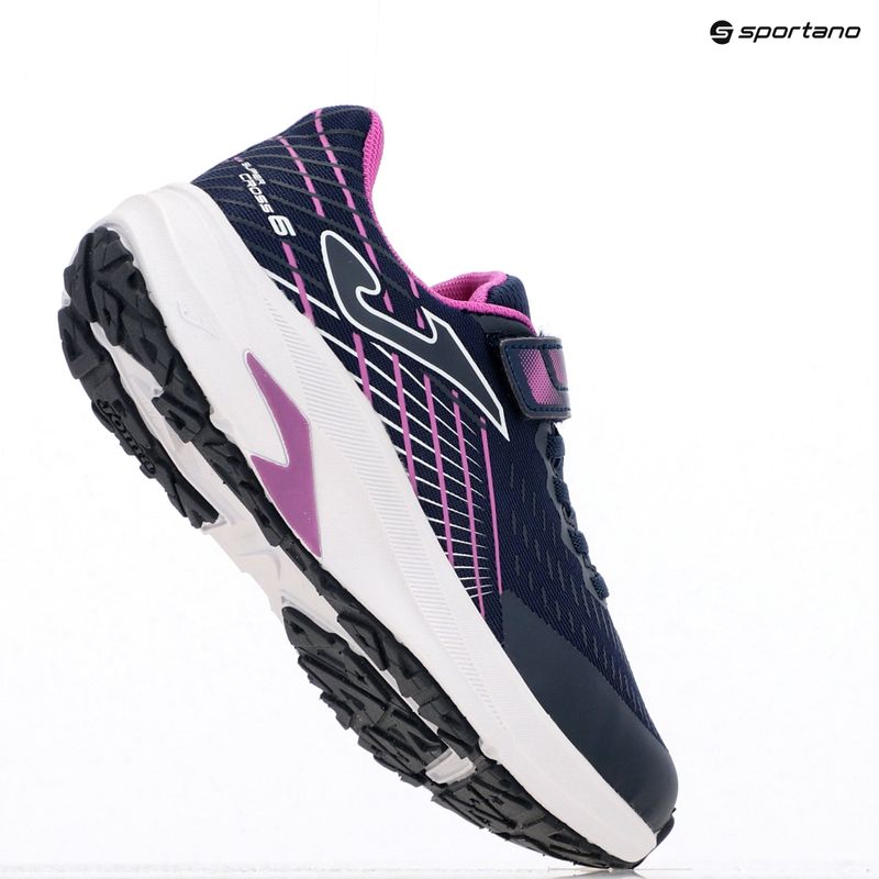 Dětské běžecké boty Joma Super Cross navy/ fuchsia 9