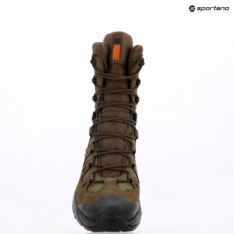 Turistické boty Salomon Quest Tracker High GTX earth brown/green 16