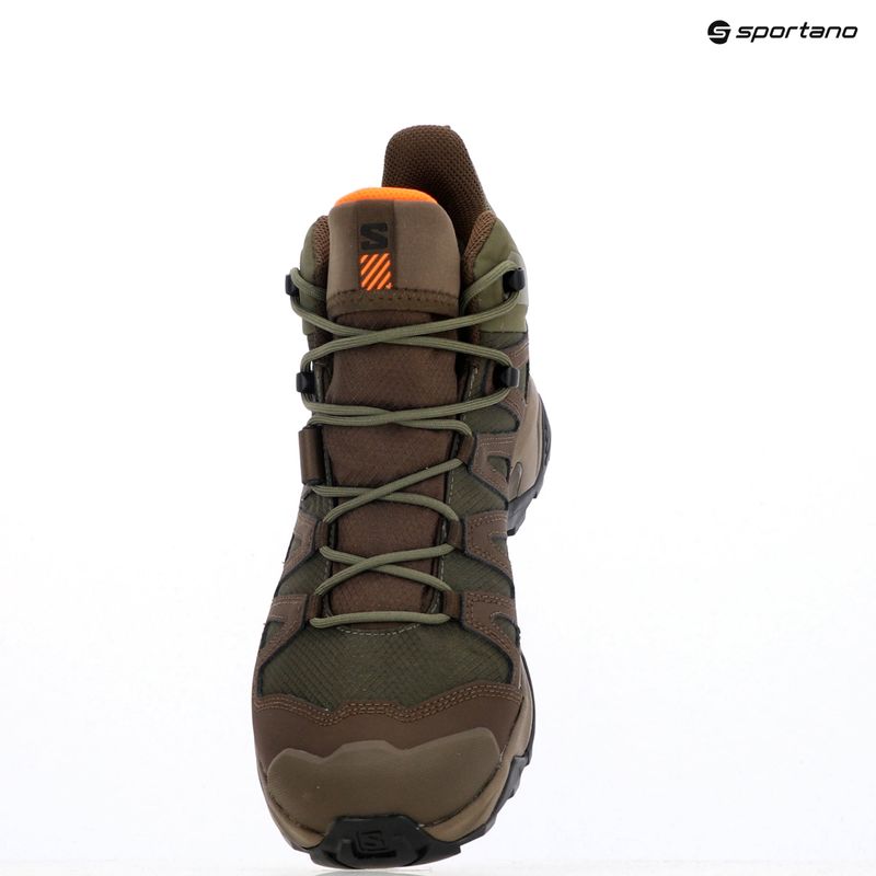 Pánské trekové boty Salomon X Ultra Tracker GTX green/earth brown/sharkskin 18