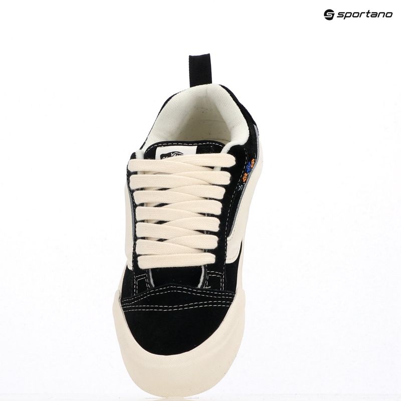 Boty  Vans Knu Skool black floral 9