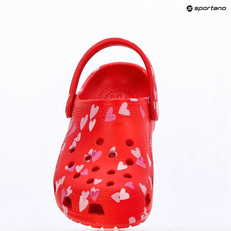 Dětské nazouváky Crocs Classic Valentines Day Clog Kids cherry red 10