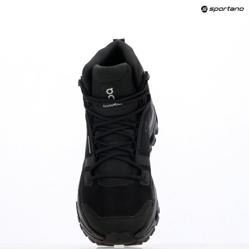 Dámské boty On Running Cloudrock Mid Waterproof black/black 13
