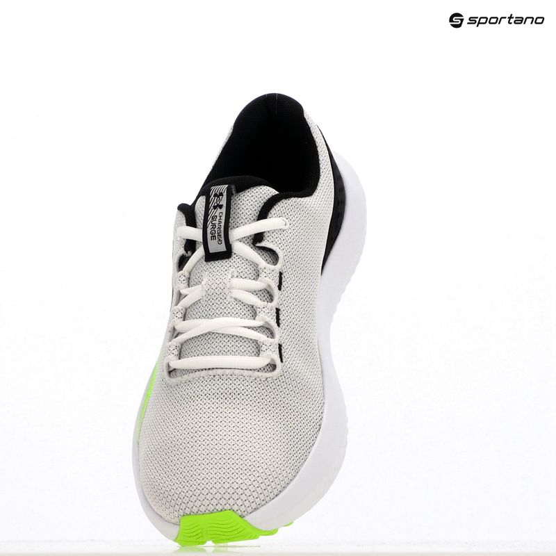Pánské běžecké boty Under Armour Charged Surge 4 white/hyper green/black 6