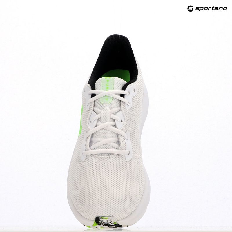 Pánské běžecké boty Under Armour Charged Pursuit 4 white/black/hyper green 10