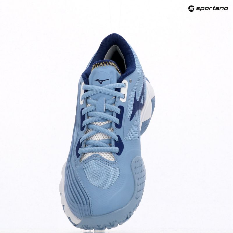 Dámské tenisové boty Mizuno Wave Enforce Tour 2 CC bel air blue/ white/ bellwether blue 9
