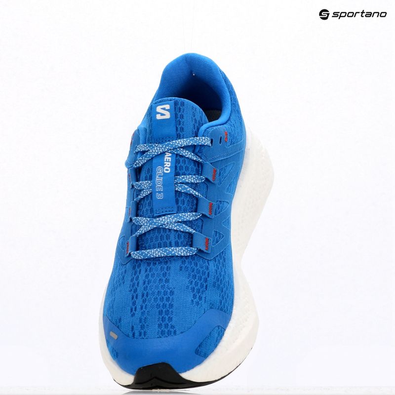 Pánské běžecké boty Salomon Aero Glide 3 french blue/white/cherry tomato 14