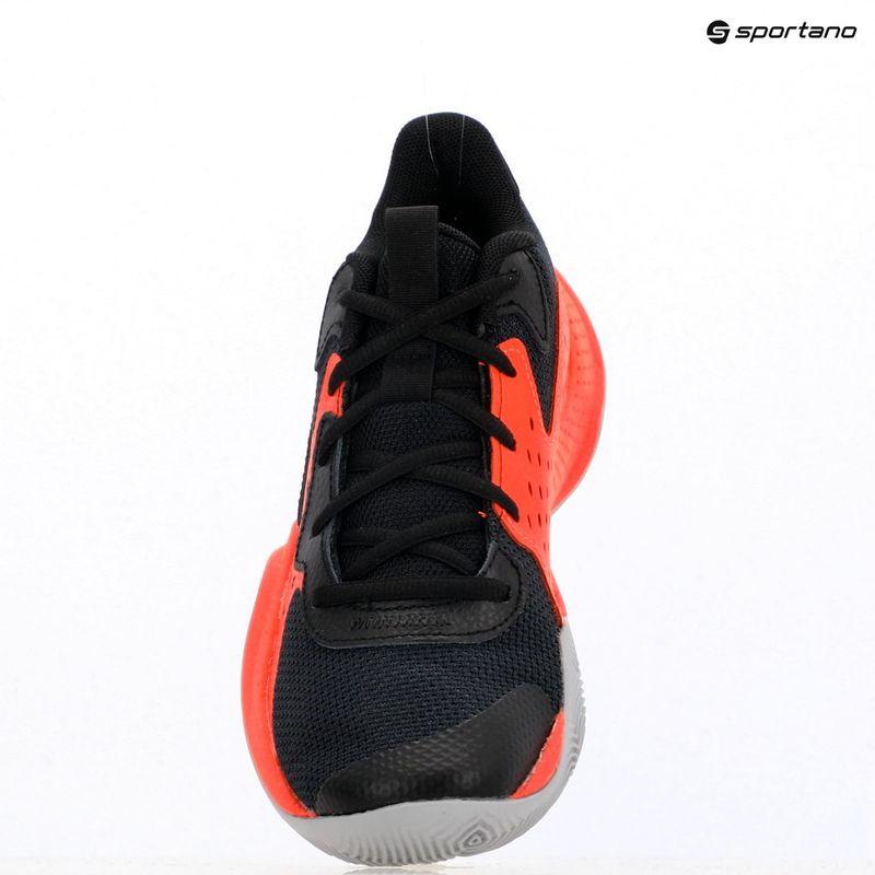 Dětské basketbalové boty Under Armour Grade School Jet '23 black/ares red/mod gray 14